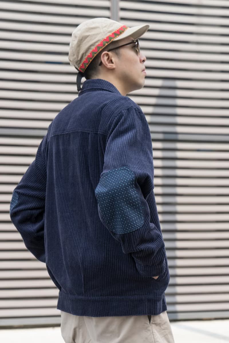 JACKET 復古潮流燈芯絨外套日系寬鬆廓形拼接補丁設計夾克Cityboy