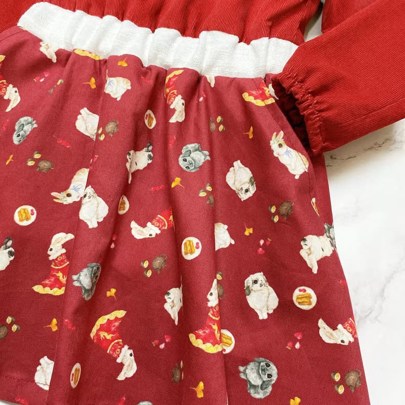現貨 過年小兔 女童洋裝