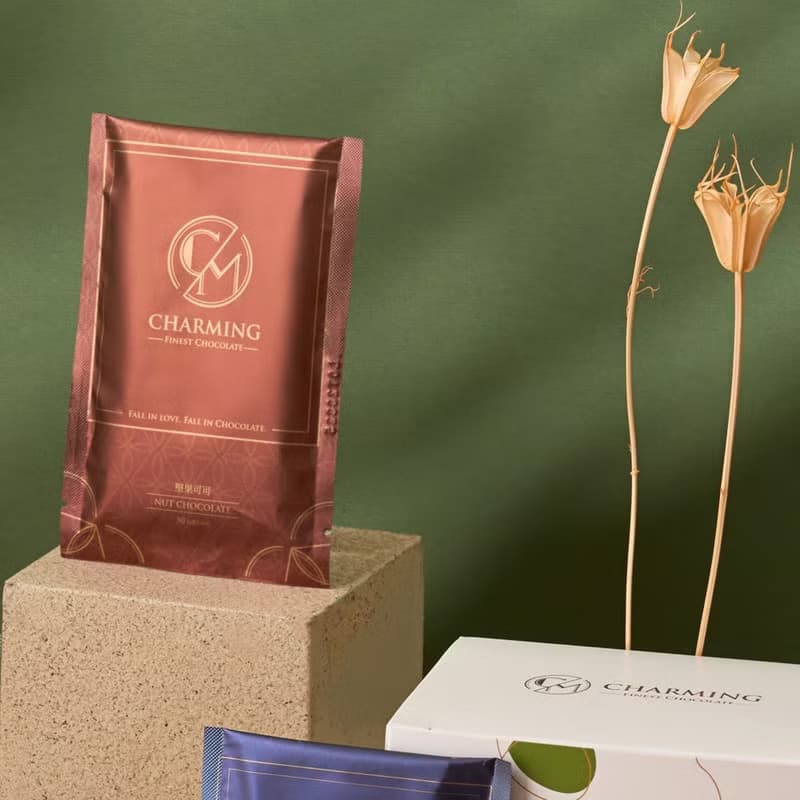 Charming 喬名巧克力 綜合15入分享大白盒 原味堅果咖啡抹茶薑糖