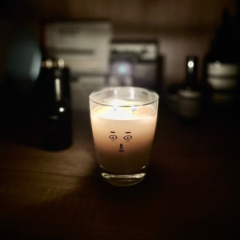 Emoji Candle for destress 香氛心情蠟燭 呃呃 鐵觀音
