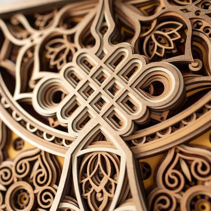 如意結葫蘆|開運招財立體木雕沙發背景牆掛畫新店開幕喬遷禮物