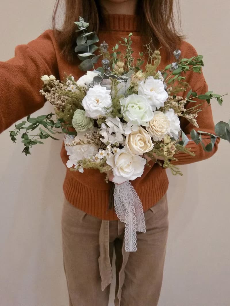 捧花【鹿路森林】永生捧花 乾燥花束 花束 求婚捧花 伴娘捧花