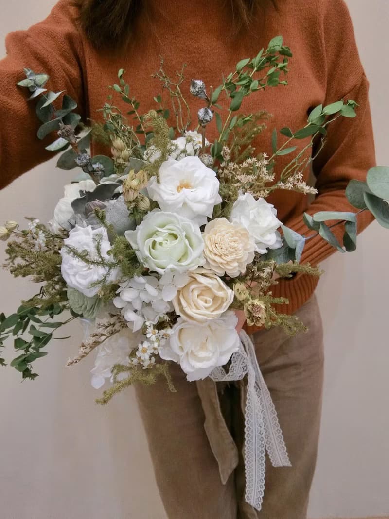 捧花【鹿路森林】永生捧花 乾燥花束 花束 求婚捧花 伴娘捧花