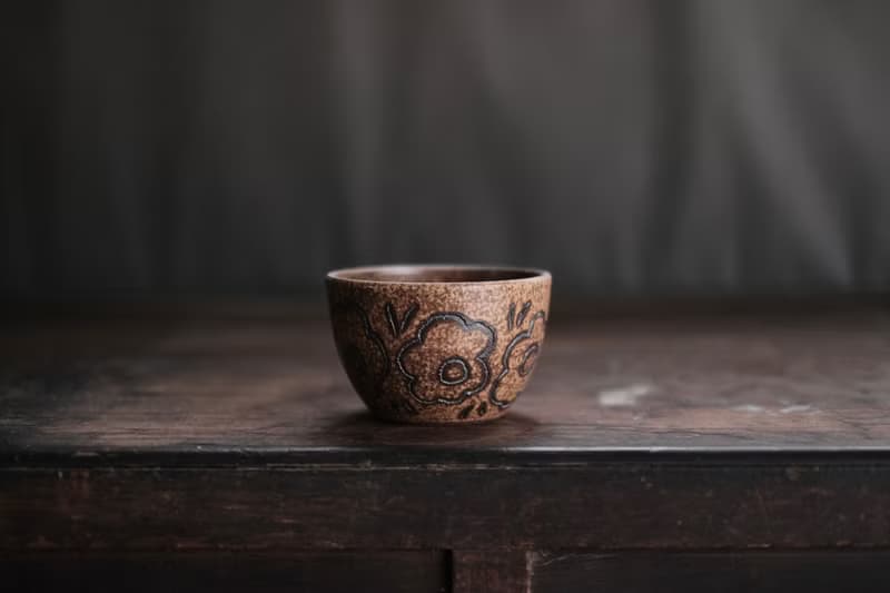 盆器 l 麥色大花 l 陶盆栽