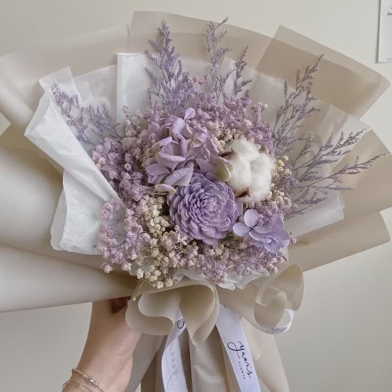 平價款 情人節花束 畢業禮物 擴香 不凋繡球花 生日玫瑰花 永生花
