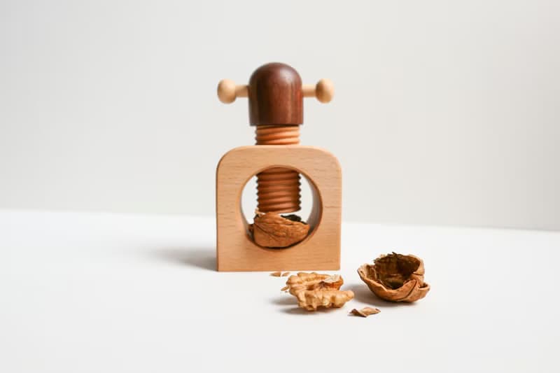 【木製-核桃開殼器】