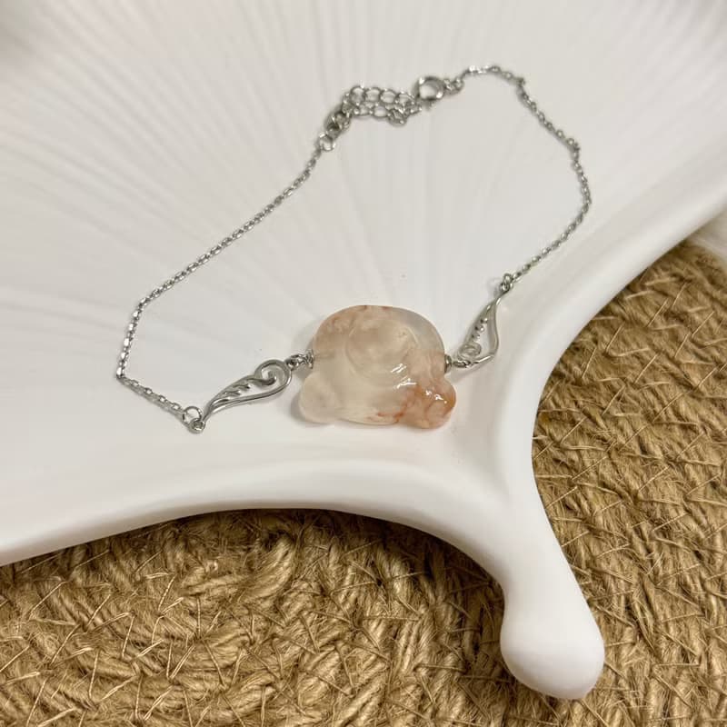 櫻花瑪瑙DIY手鏈