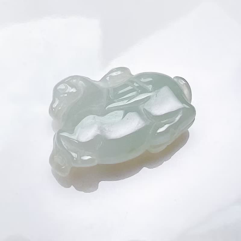 冰種翡翠馬到成功 | 天然緬甸A貨翡翠 | 送禮