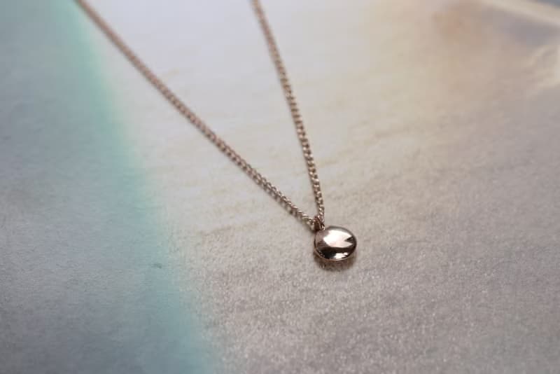 14K Gold Bean Necklace 金豆豆項鍊