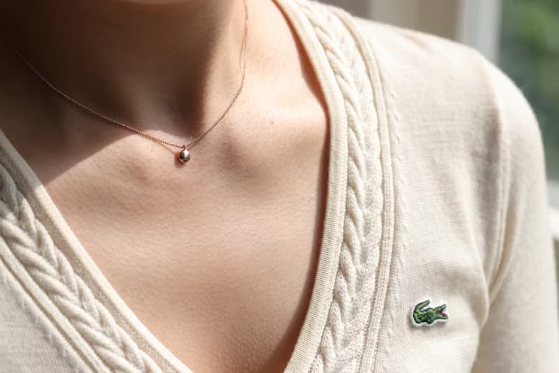 14K Gold Bean Necklace 金豆豆項鍊