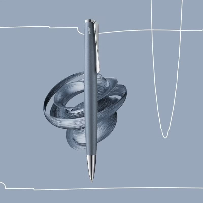 【雷雕刻字】LAMY 鋼珠筆+筆袋禮盒 / studio 系列  - 65 刷紋
