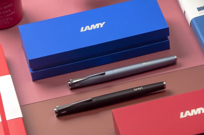 【雷雕刻字】LAMY 鋼珠筆+筆袋禮盒 / studio 系列  - 65 刷紋