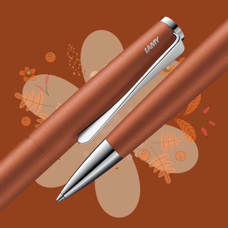 【雷雕刻字】LAMY 鋼珠筆+筆袋禮盒 / studio 系列  - 65 刷紋