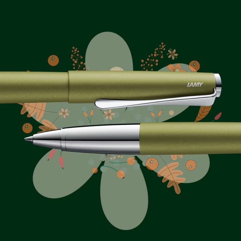 【雷雕刻字】LAMY 鋼珠筆+筆袋禮盒 / studio 系列  - 65 刷紋