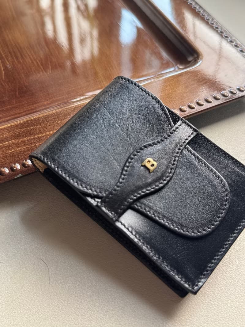 中古正品 Bally 真皮皮套 卡夾 名片套 錢包短夾 香煙盒 禮物