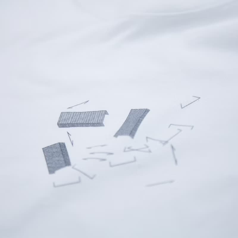 ホチキス　プリントTシャツ　ユニセックスXS〜XLサイズ　Tcollector