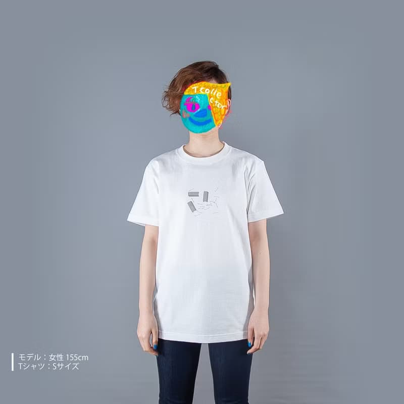 ホチキス　プリントTシャツ　ユニセックスXS〜XLサイズ　Tcollector