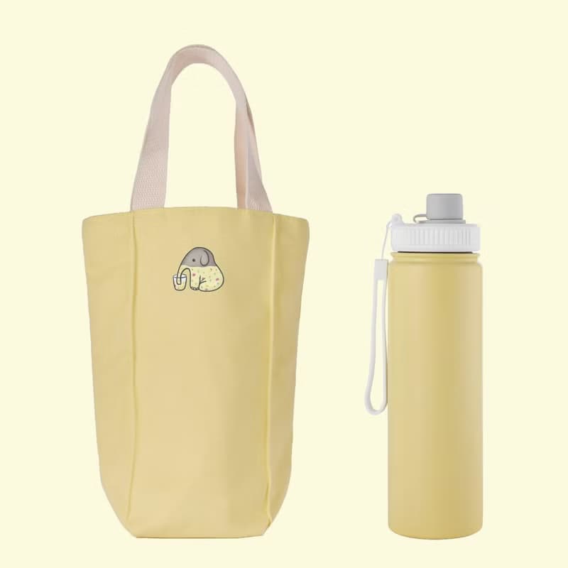 【組合優惠】蓋賀杯700ml+飲料提袋高大款 聖誕交換禮物