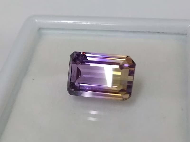 12 x 8 mm ฺNatural ametrine bicolor