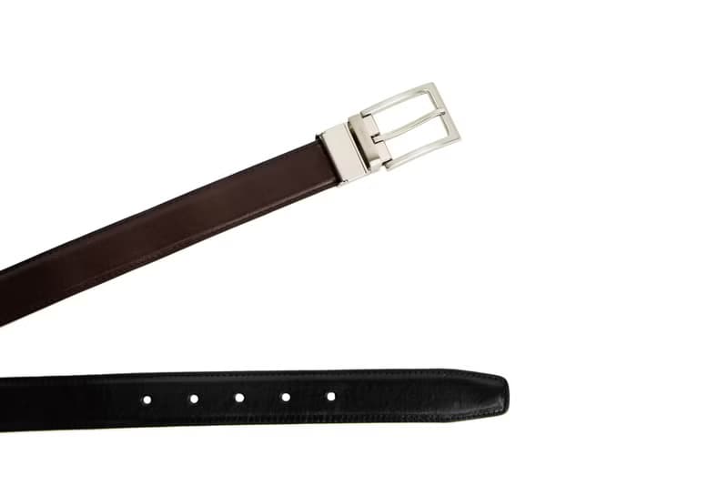 【聖誕節禮物】【送禮推薦】縫線商務雙面翻轉皮帶 黑/深咖啡