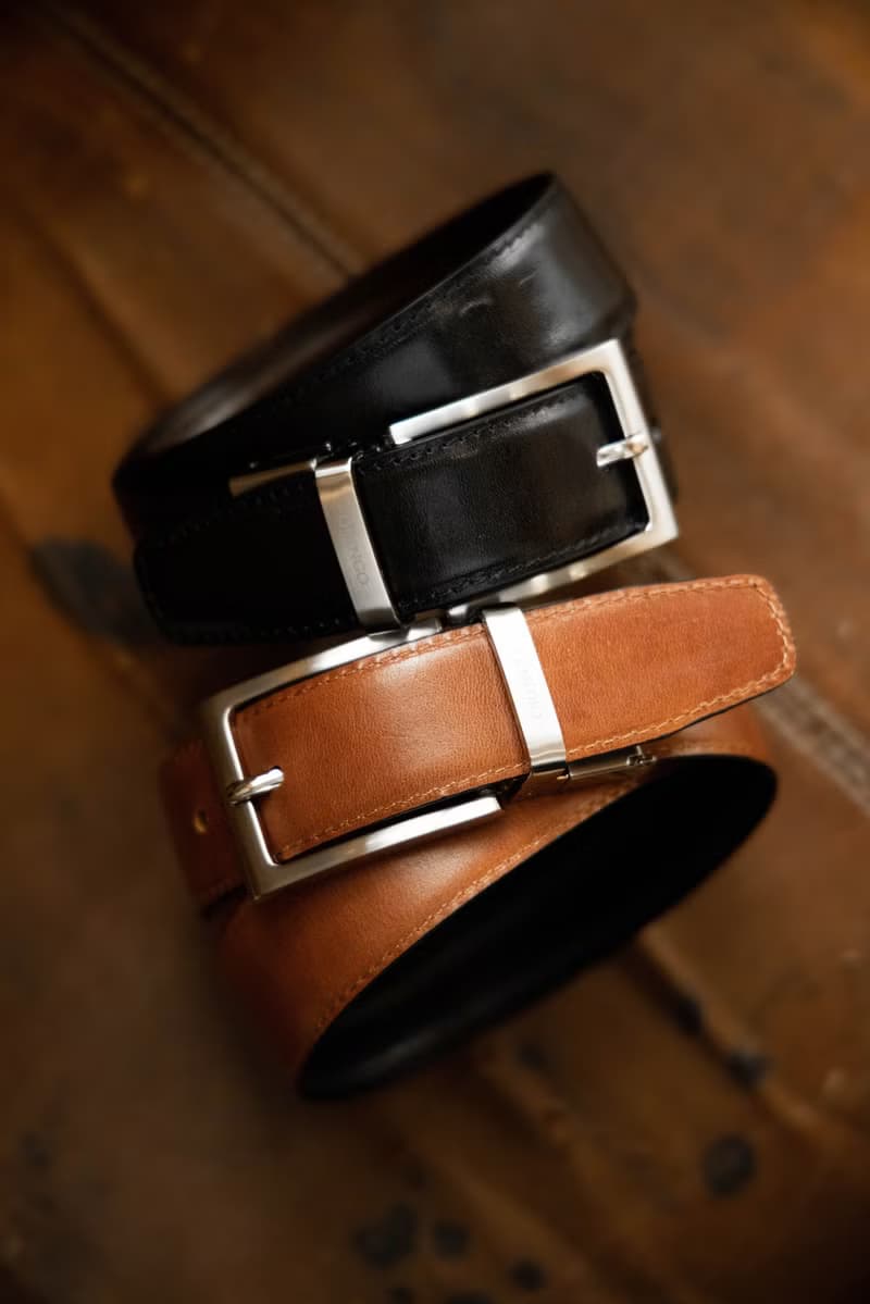 【聖誕節禮物】【送禮推薦】縫線商務雙面翻轉皮帶 黑/深咖啡