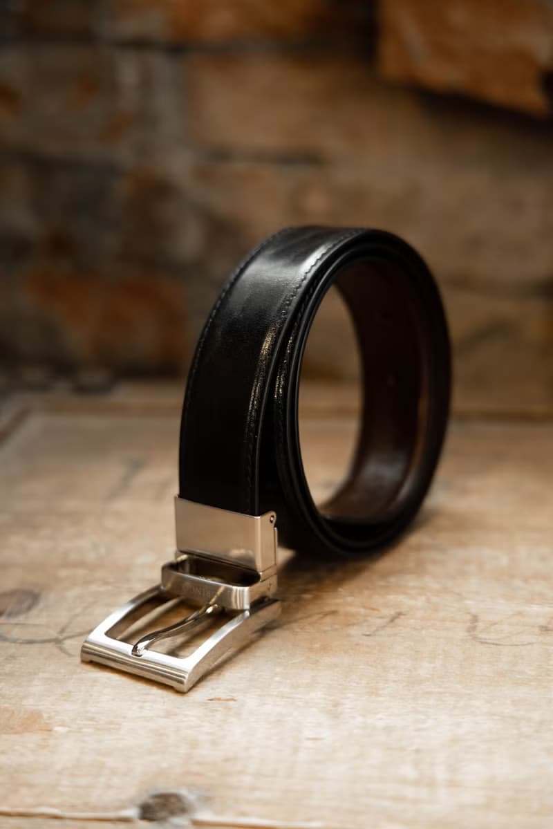 【聖誕節禮物】【送禮推薦】縫線商務雙面翻轉皮帶 黑/深咖啡