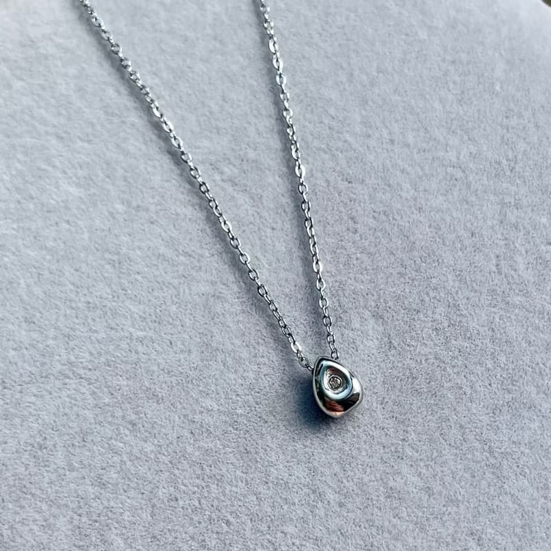 2way 金属アレルギー対応　つけっぱなし OK  雫 ドロップ スネックレス　316L サージカルステンレス　防過敏　项链, 項鏈, 項鍊