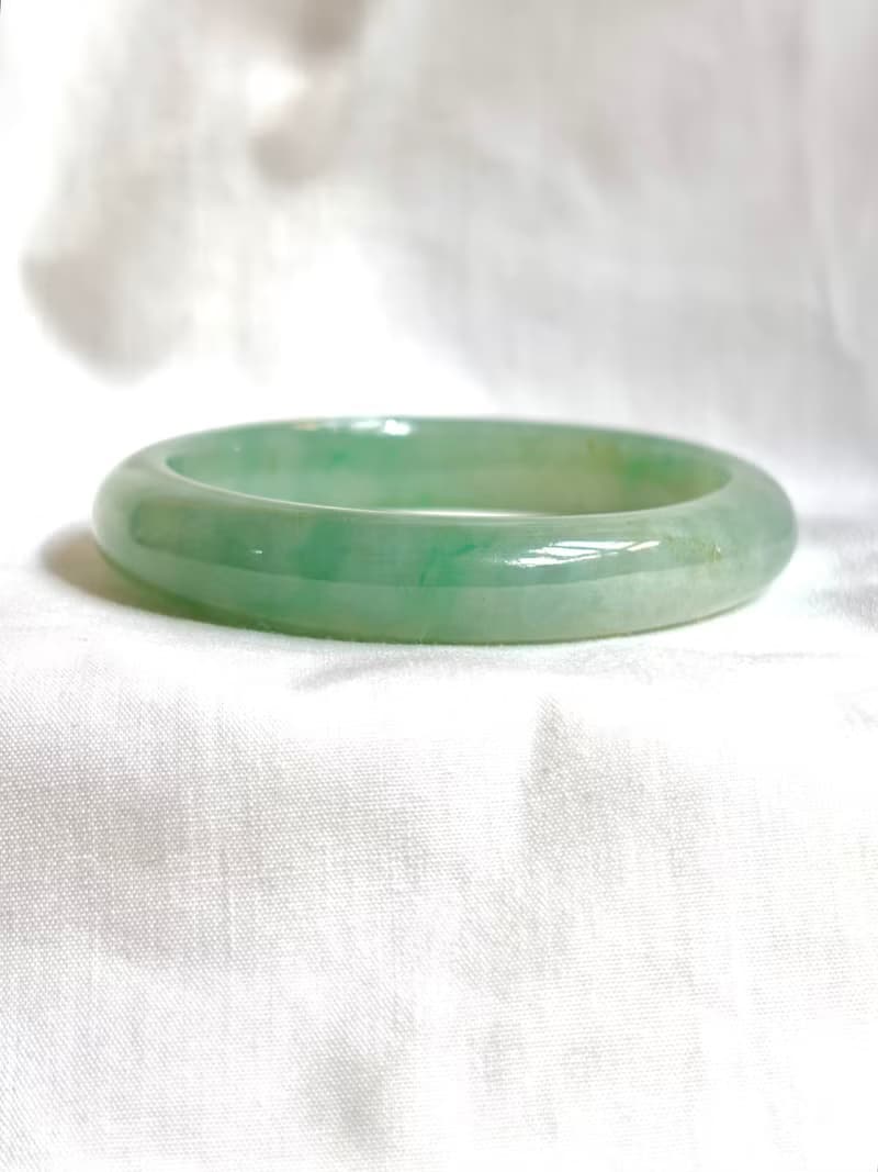 天然緬甸翡翠A貨貴妃56mm綠手鐲