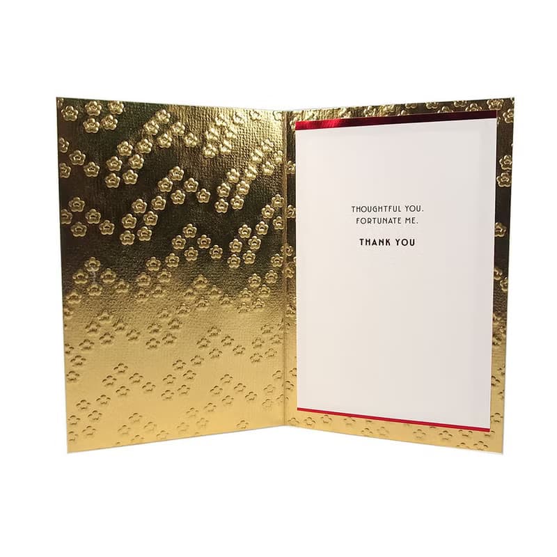 招財貓【Hallmark-Eight Bamboo傳統古風卡片 無限感謝】