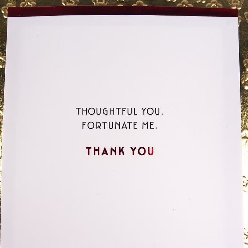 招財貓【Hallmark-Eight Bamboo傳統古風卡片 無限感謝】