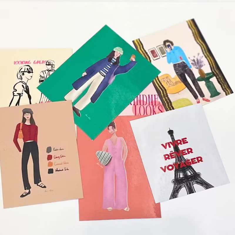Fridge-Ready Magnet 迷你海報磁鐵貼-巴黎與鐵塔