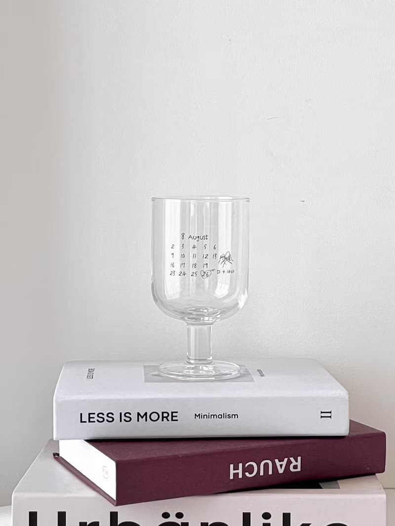 Memory Goblet with Anniversary Calendar - 280ml