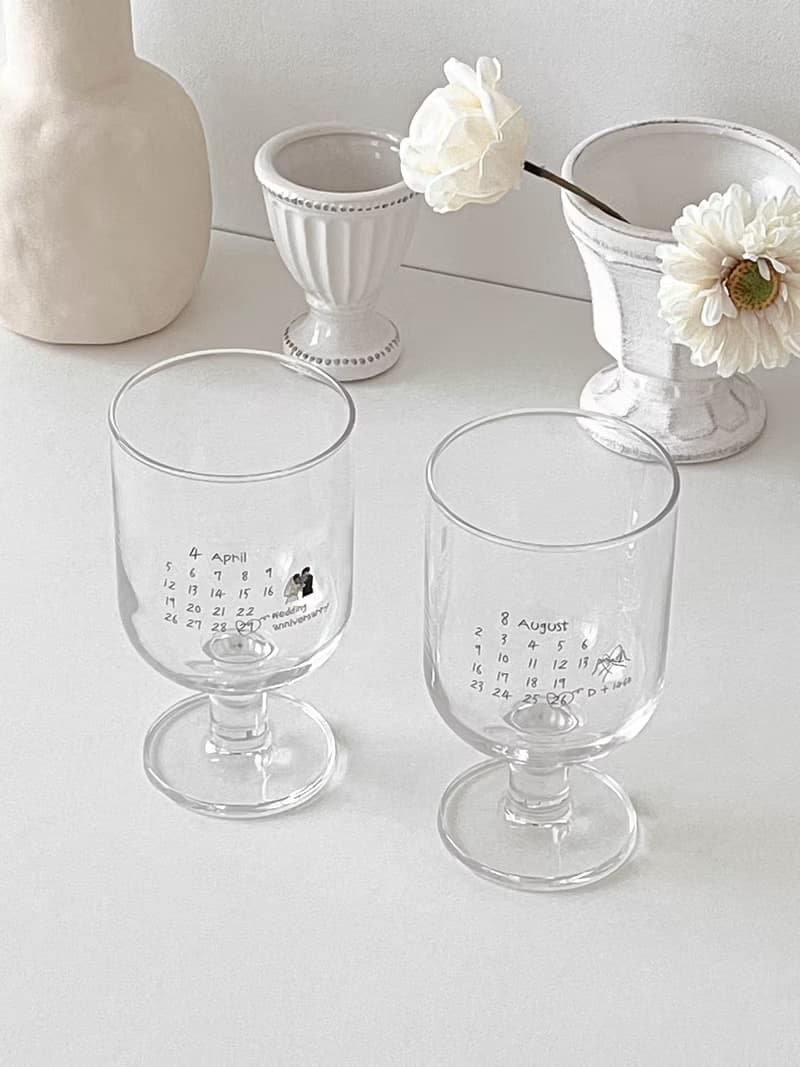 Memory Goblet with Anniversary Calendar - 280ml