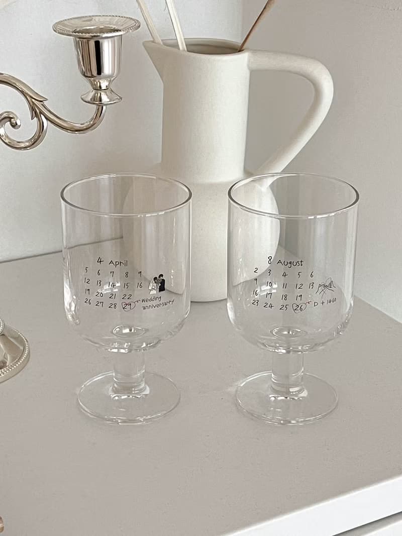 Memory Goblet with Anniversary Calendar - 280ml