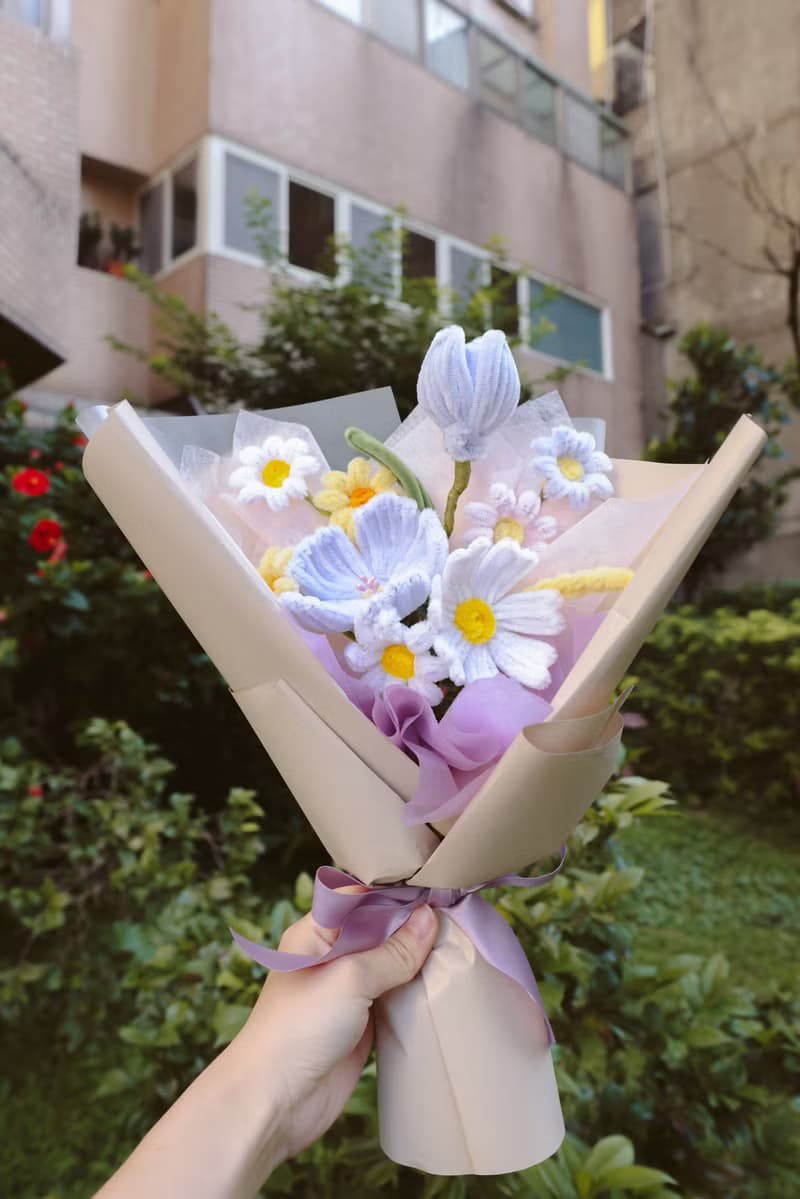 晨露花語 手工毛根花束 情人節告白花束禮物 生日花束