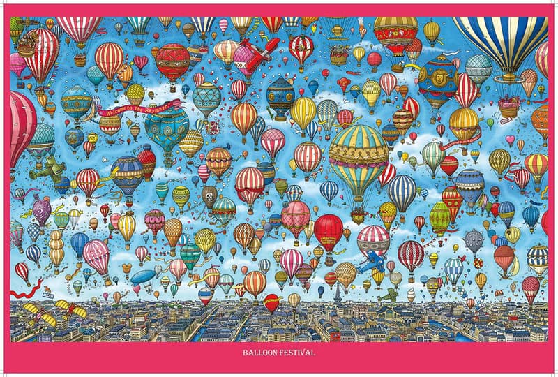 迷宮偵探皮耶爾拼圖之熱氣球嘉年華 1000片拼圖