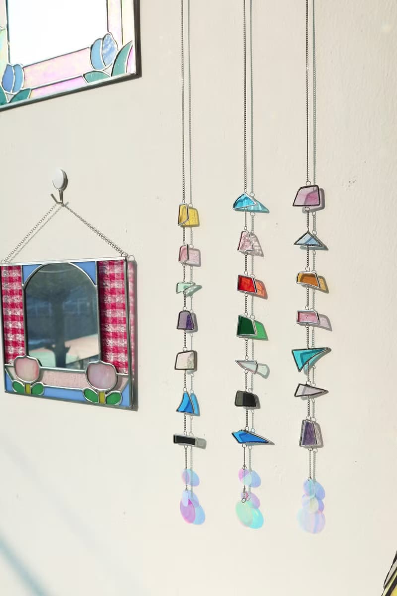 Stained Glass Fragment Suncatcher