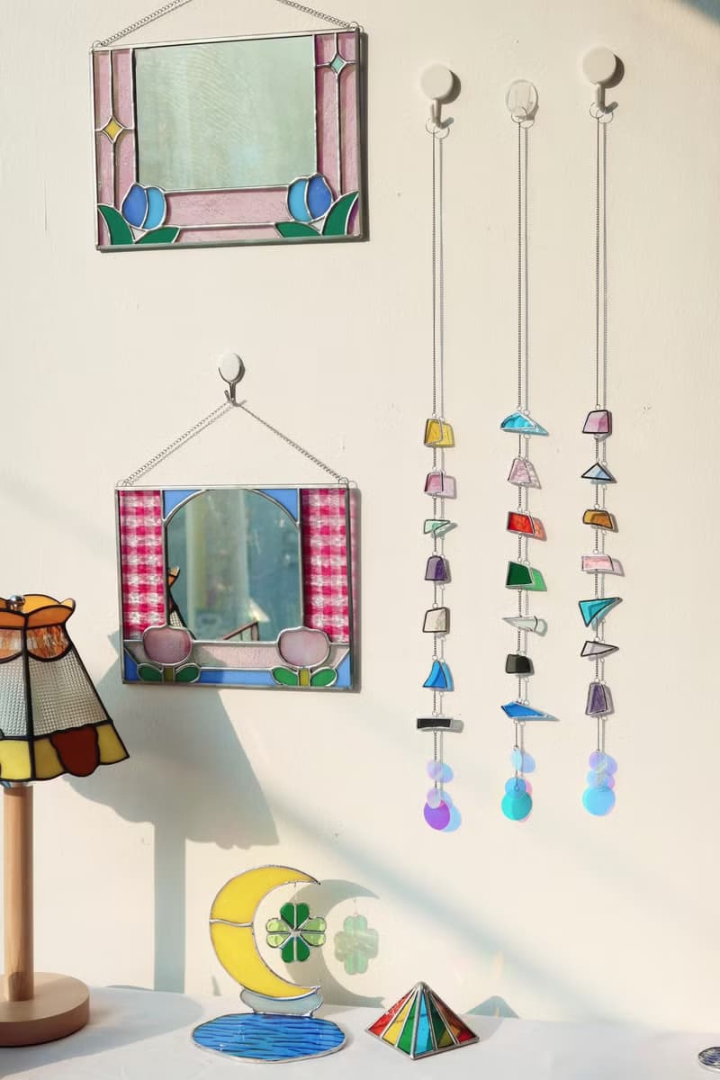 Stained Glass Fragment Suncatcher