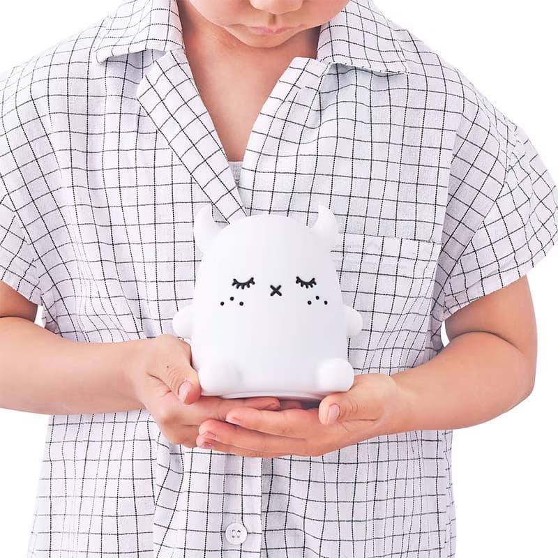 【聯名款】SomeShineXNoodoll矽膠充電式拍拍小夜燈-Ricepuffy