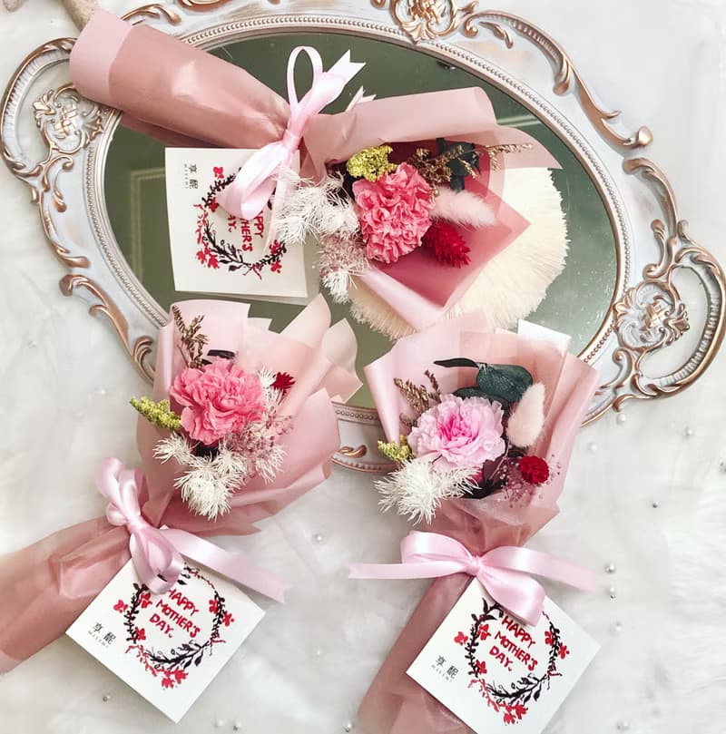 【母親節系列】康乃馨永生花 迷你花束