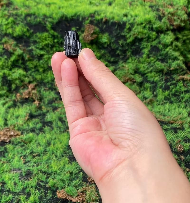能量擺飾-天然原礦可愛紫晶簇 黑碧璽套組 招財保平安 快速出貨