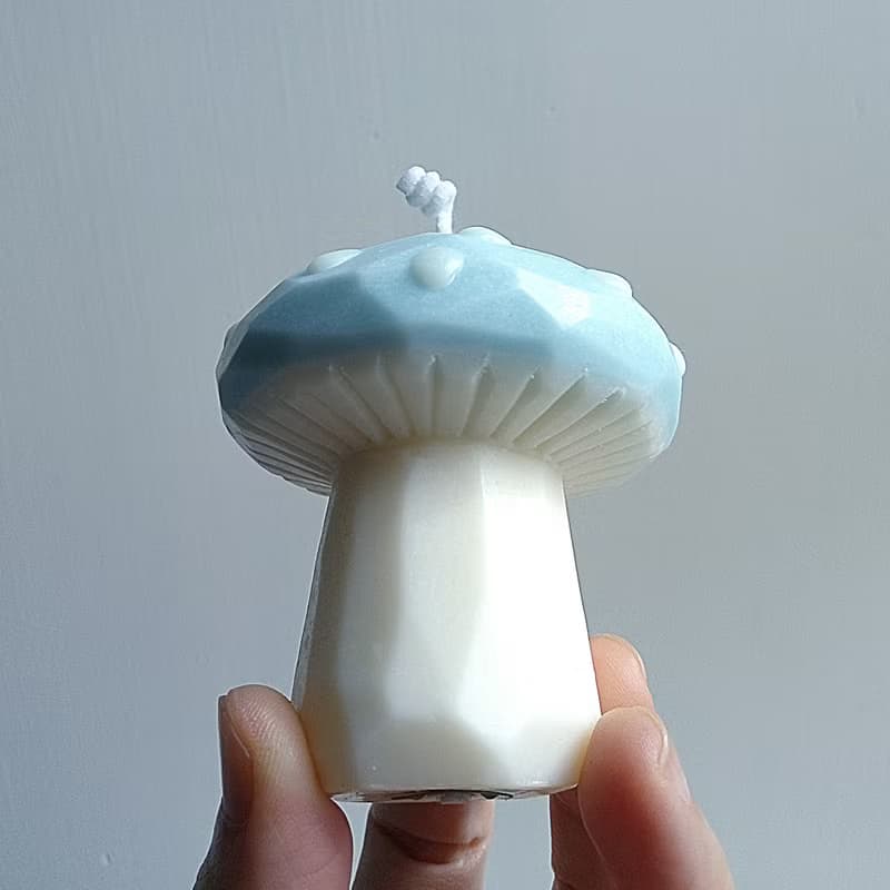 大小蘑菇一套 天然大豆香氛蠟燭 全人手切割 森林主題 生日 送禮