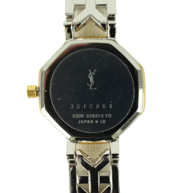 YSL イヴ・サンローラン レディース ウォッチ ツートーン クォーツ  (01394)