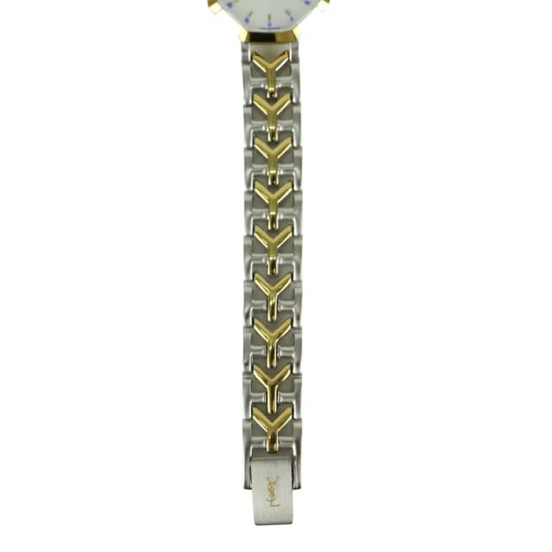 YSL イヴ・サンローラン レディース ウォッチ ツートーン クォーツ  (01394)