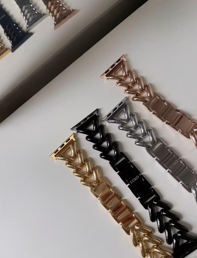 Apple Watch | V型稻穗不鏽鋼金屬錶帶