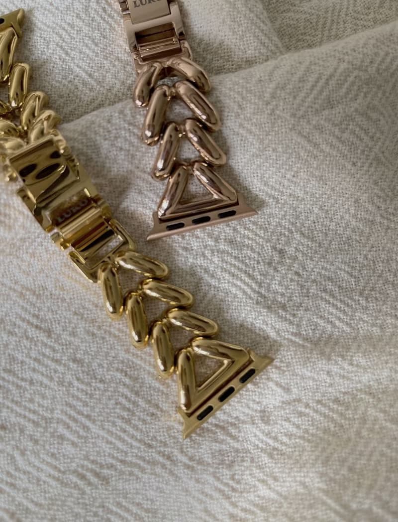 Apple Watch | V型稻穗不鏽鋼金屬錶帶