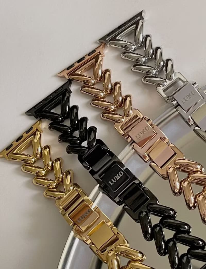 Apple Watch | V型稻穗不鏽鋼金屬錶帶