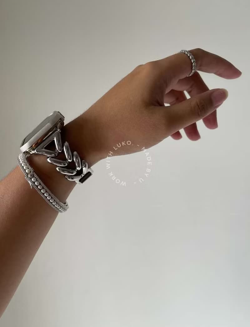 Apple Watch | V型稻穗不鏽鋼金屬錶帶