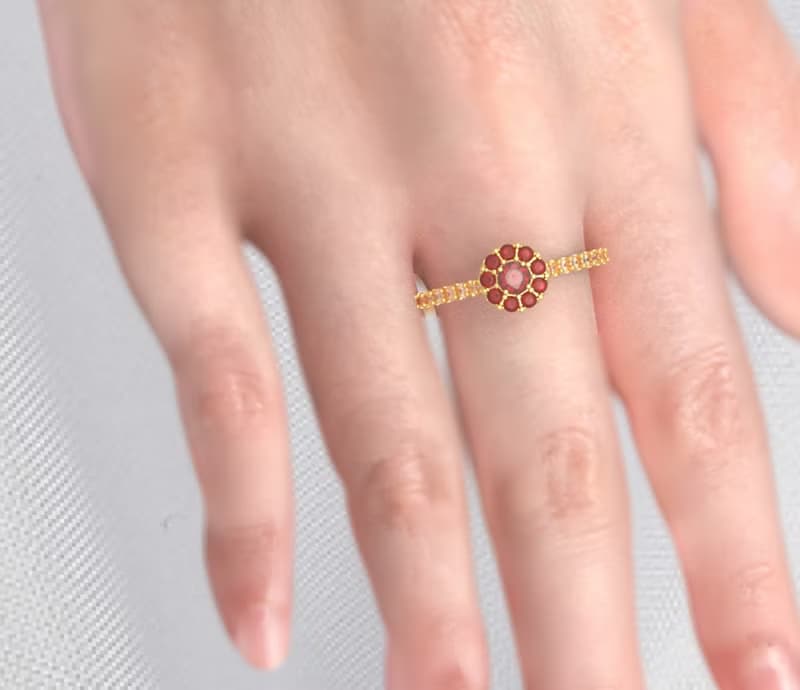 Check out !!!! Natural Ruby Ring made by Fine jewelry at Thailand
