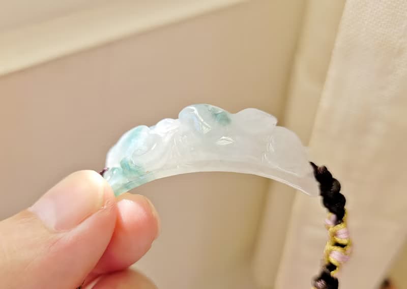 【親翠】天然翡翠 冰飄花立體美兔兔手牌調節式16cm手環 生肖 兔